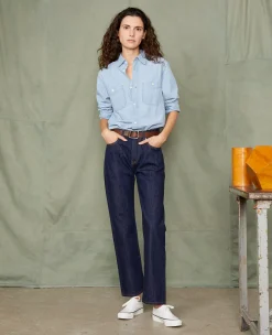Boyfriend fit denim organic japanese selvedge deni