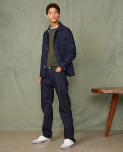Chore jacket japanese selvedge denim