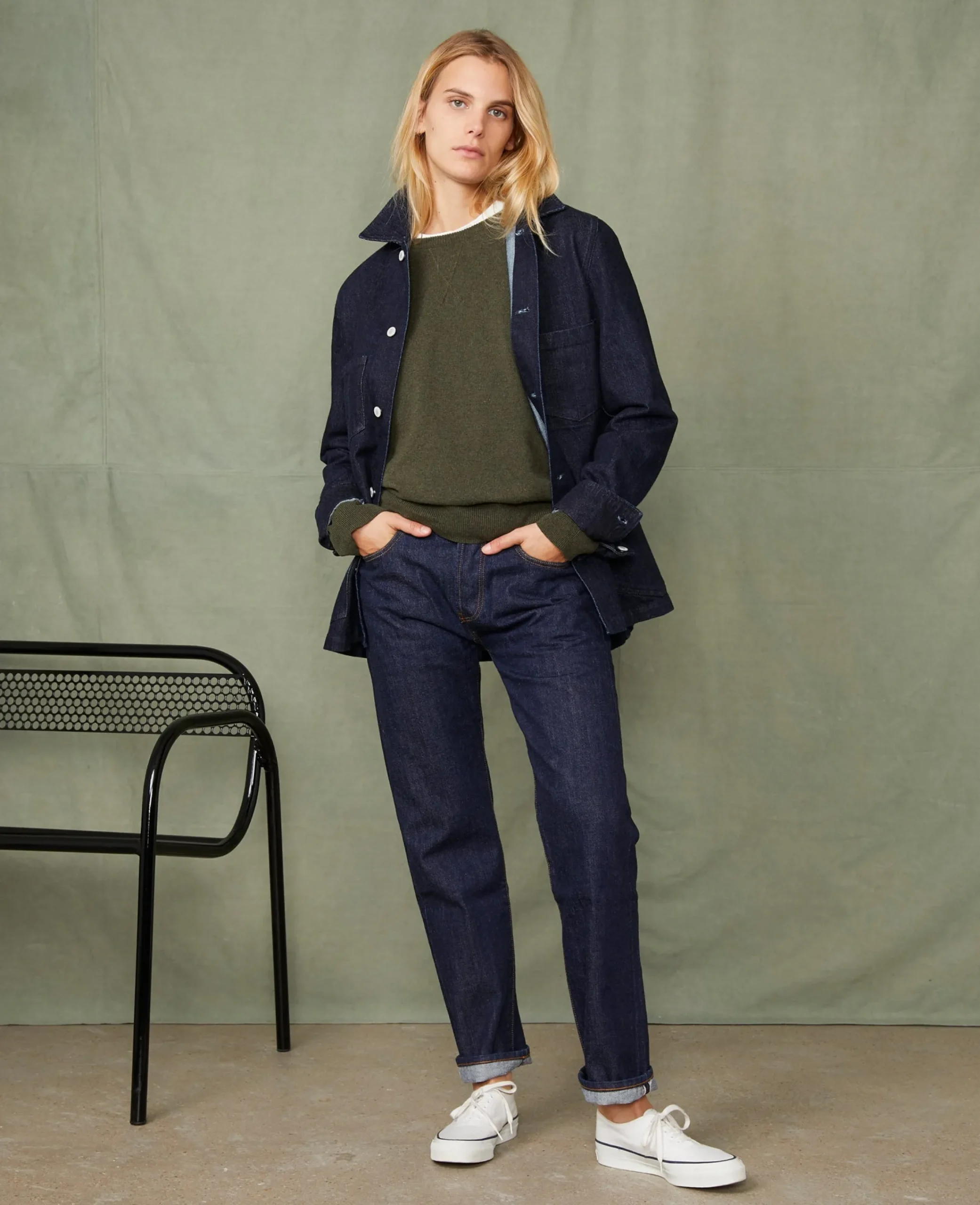 Chore jacket japanese selvedge denim