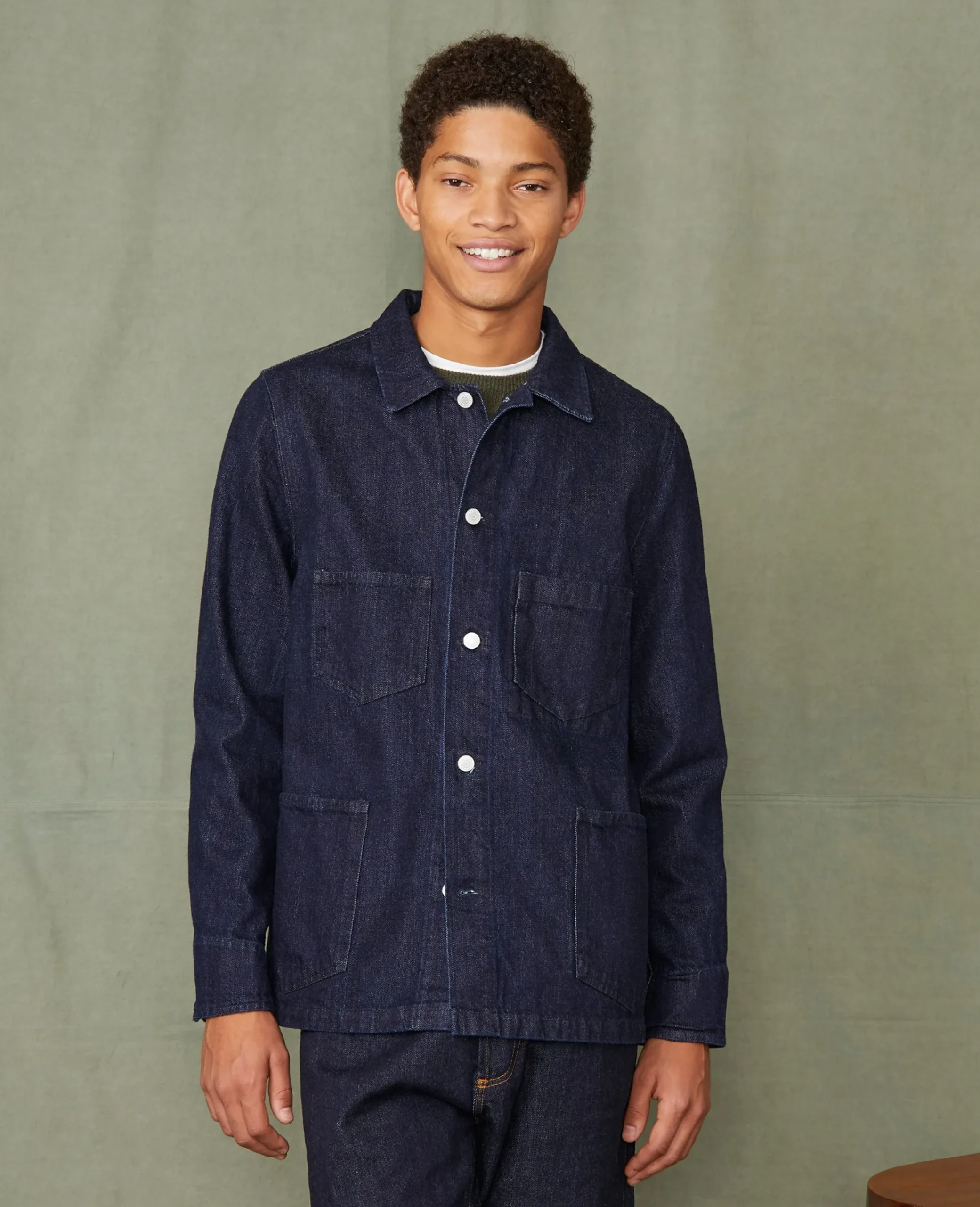 Chore jacket japanese selvedge denim