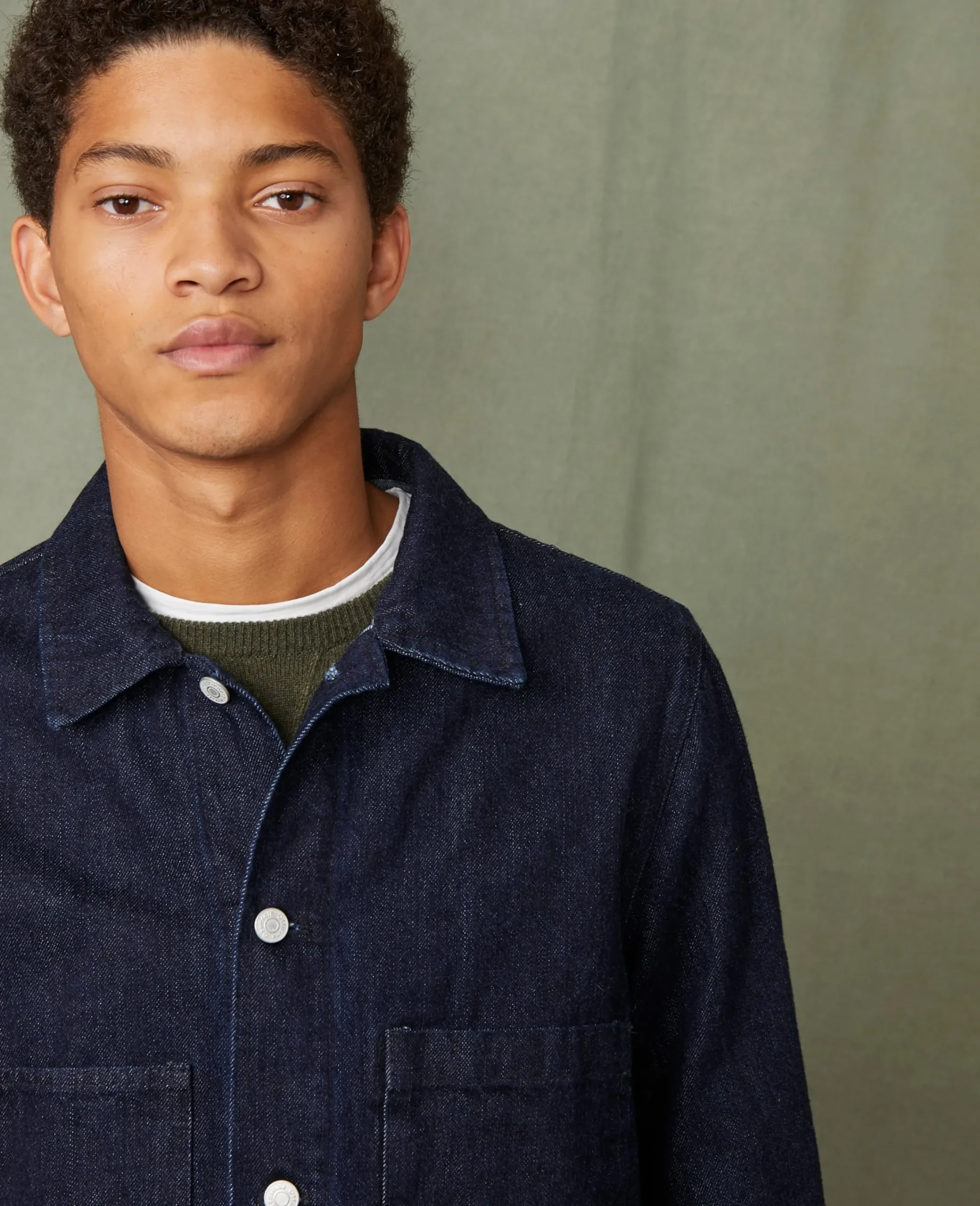 Chore jacket japanese selvedge denim