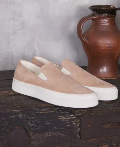 Common project slip-on calf leather