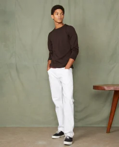 Crew neck sweater italian merino wool