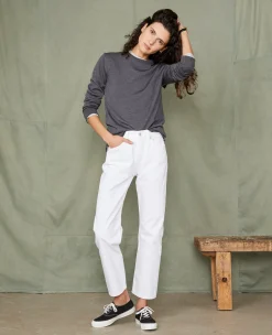 Crew neck sweater italian merino wool