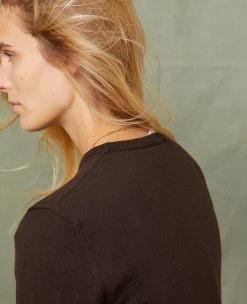 Crew neck sweater italian merino wool