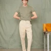Crew neck t-shirt organic cotton jersey