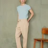 Crew neck t-shirt organic cotton jersey