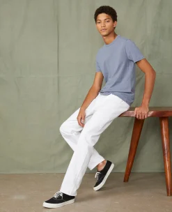 Crew neck t-shirt organic cotton jersey