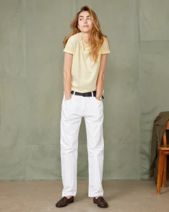 Crew neck t-shirt organic cotton jersey