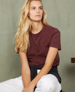 Crew neck t-shirt organic cotton jersey