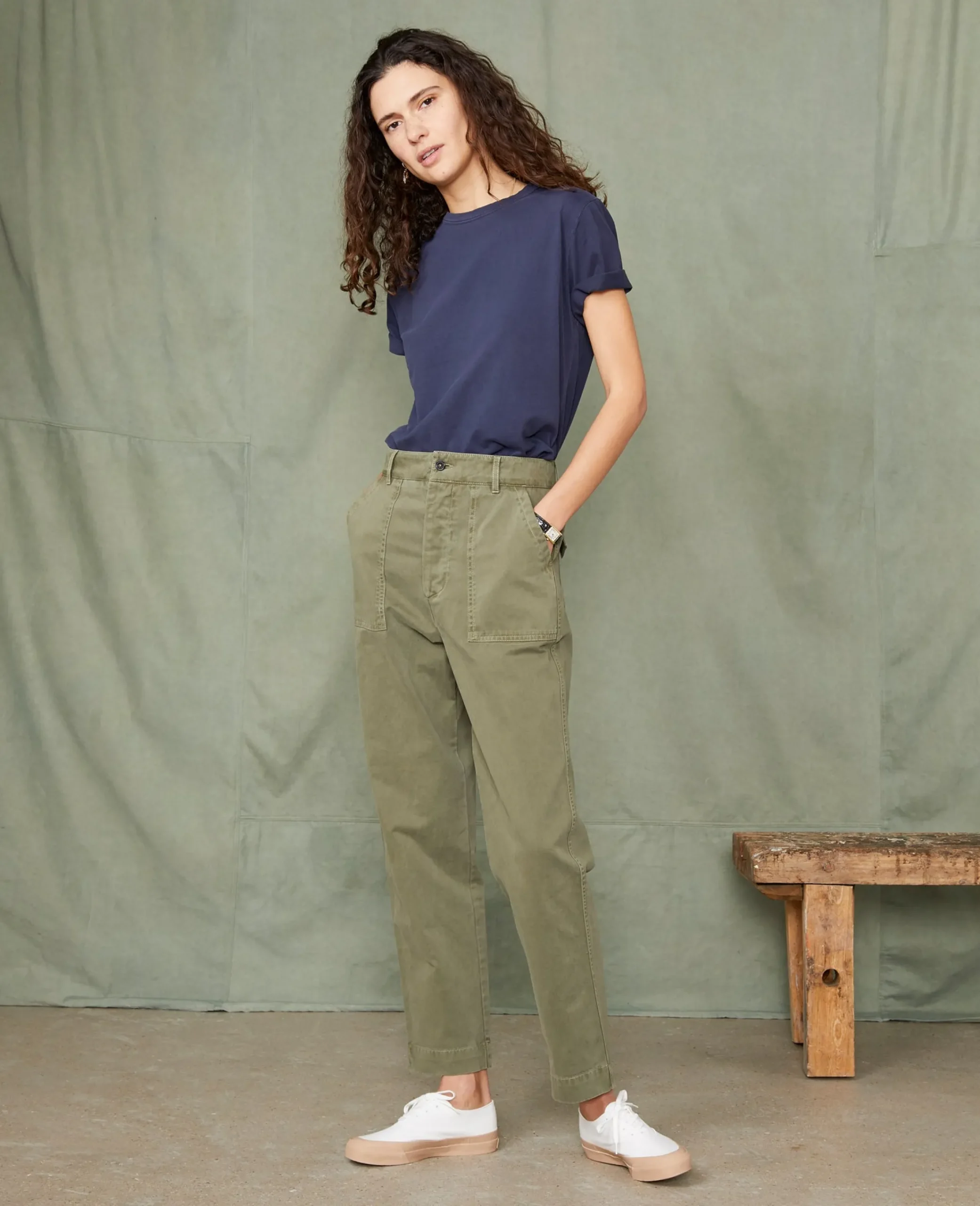 Crew neck t-shirt organic cotton jersey