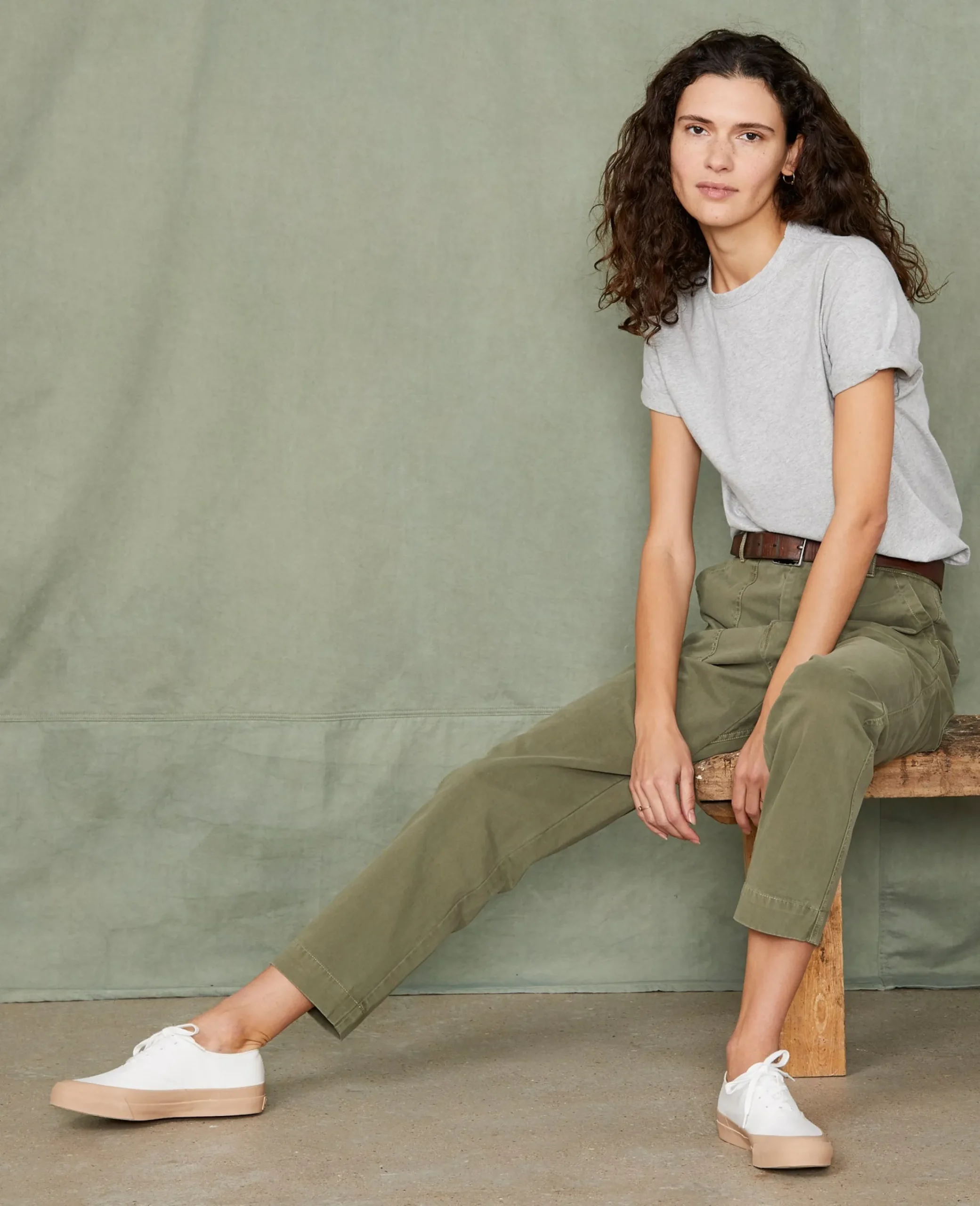 Crew neck t-shirt organic cotton jersey