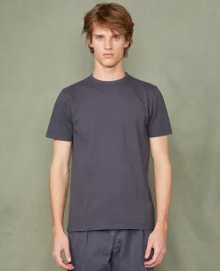 Crew neck t-shirt organic cotton jersey
