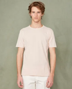 Crew neck t-shirt organic cotton jersey