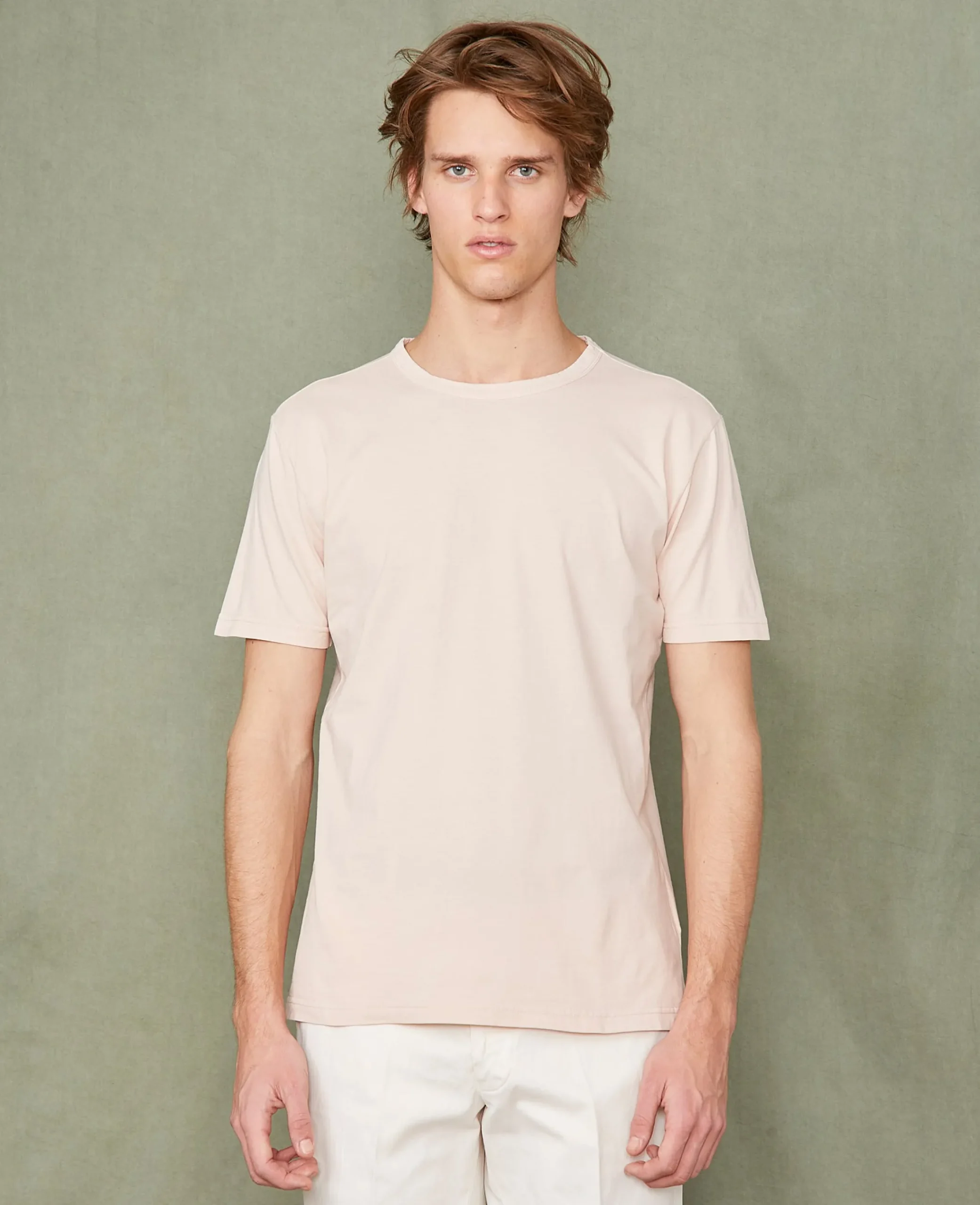 Crew neck t-shirt organic cotton jersey