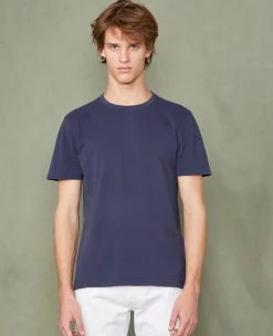 Crew neck t-shirt organic cotton jersey