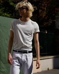 Crew neck t-shirt organic cotton jersey