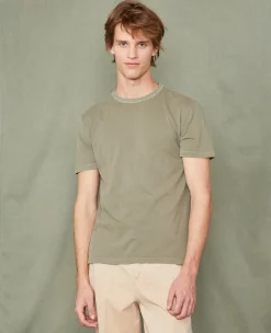 Crew neck t-shirt organic cotton jersey
