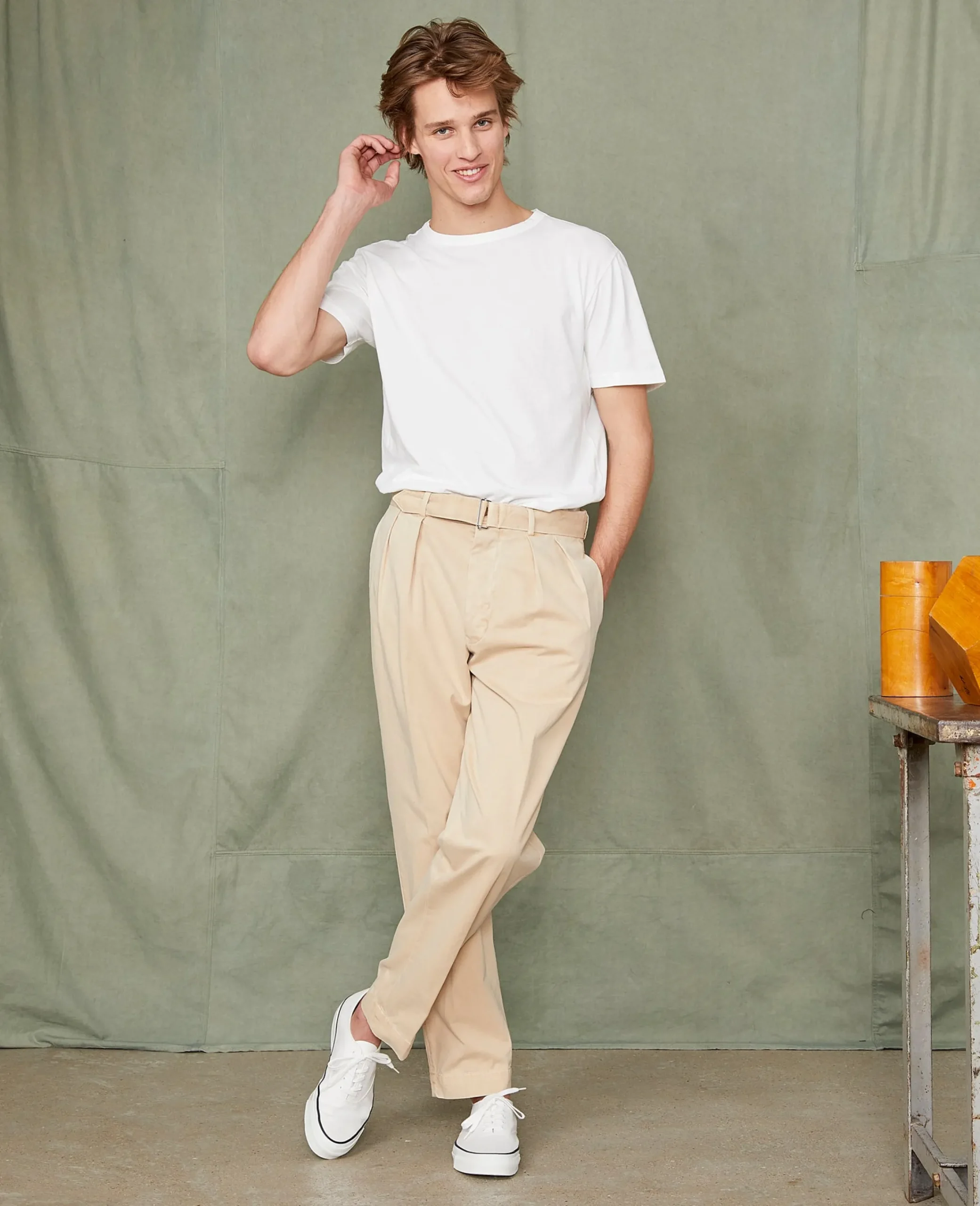 Crew neck t-shirt organic cotton jersey