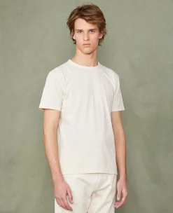 Crew neck t-shirt organic cotton jersey