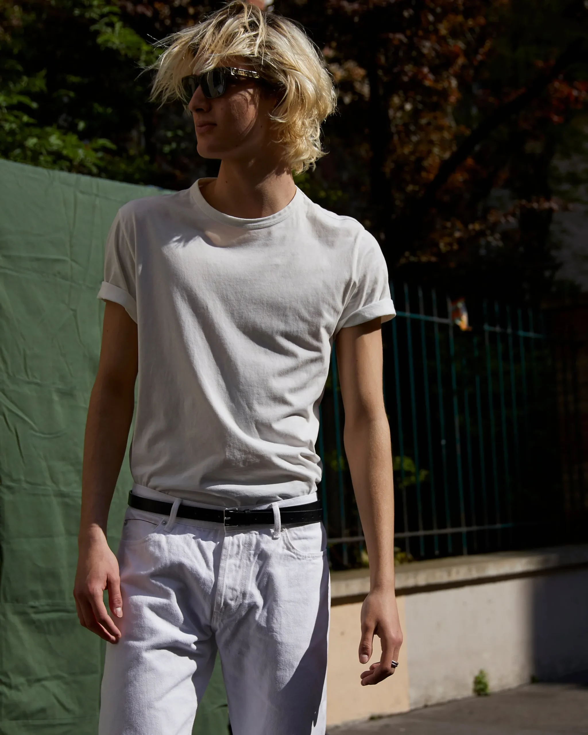 Crew neck t-shirt organic cotton jersey