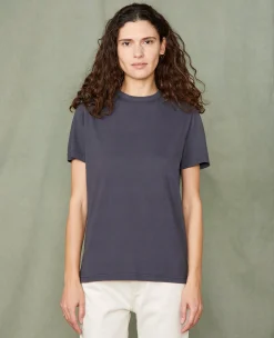 Crew neck t-shirt organic cotton jersey