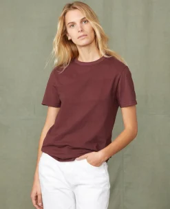 Crew neck t-shirt organic cotton jersey