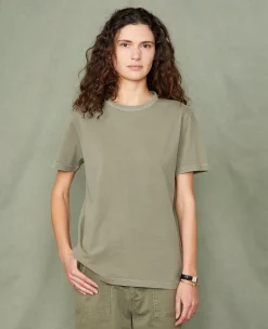 Crew neck t-shirt organic cotton jersey