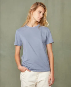 Crew neck t-shirt organic cotton jersey
