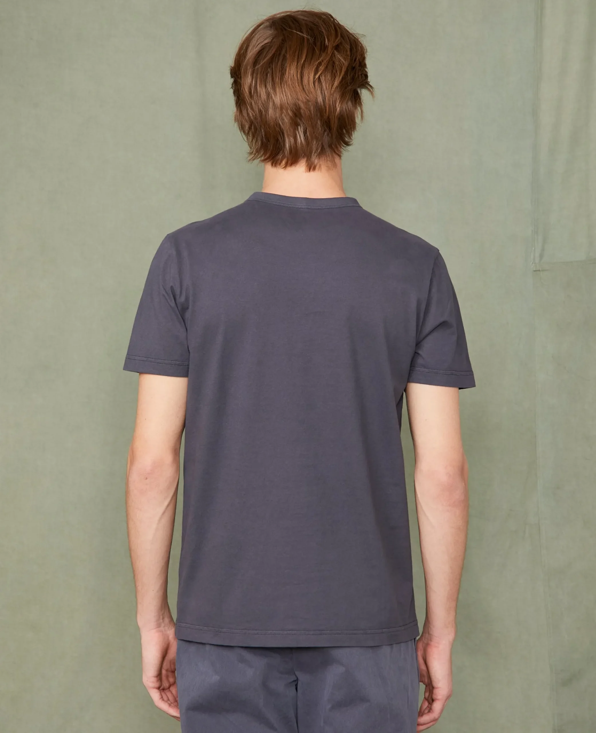 Crew neck t-shirt organic cotton jersey