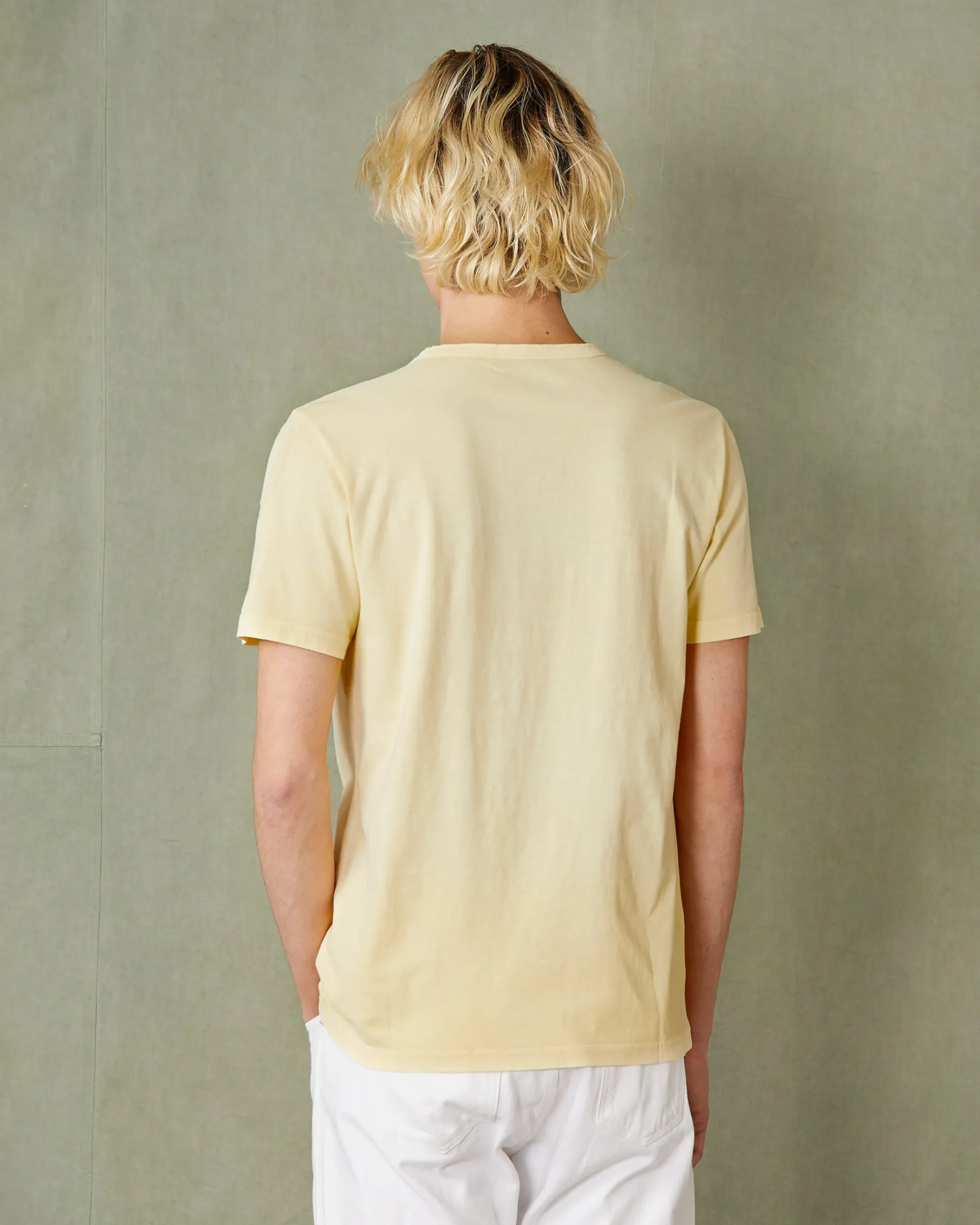 Crew neck t-shirt organic cotton jersey
