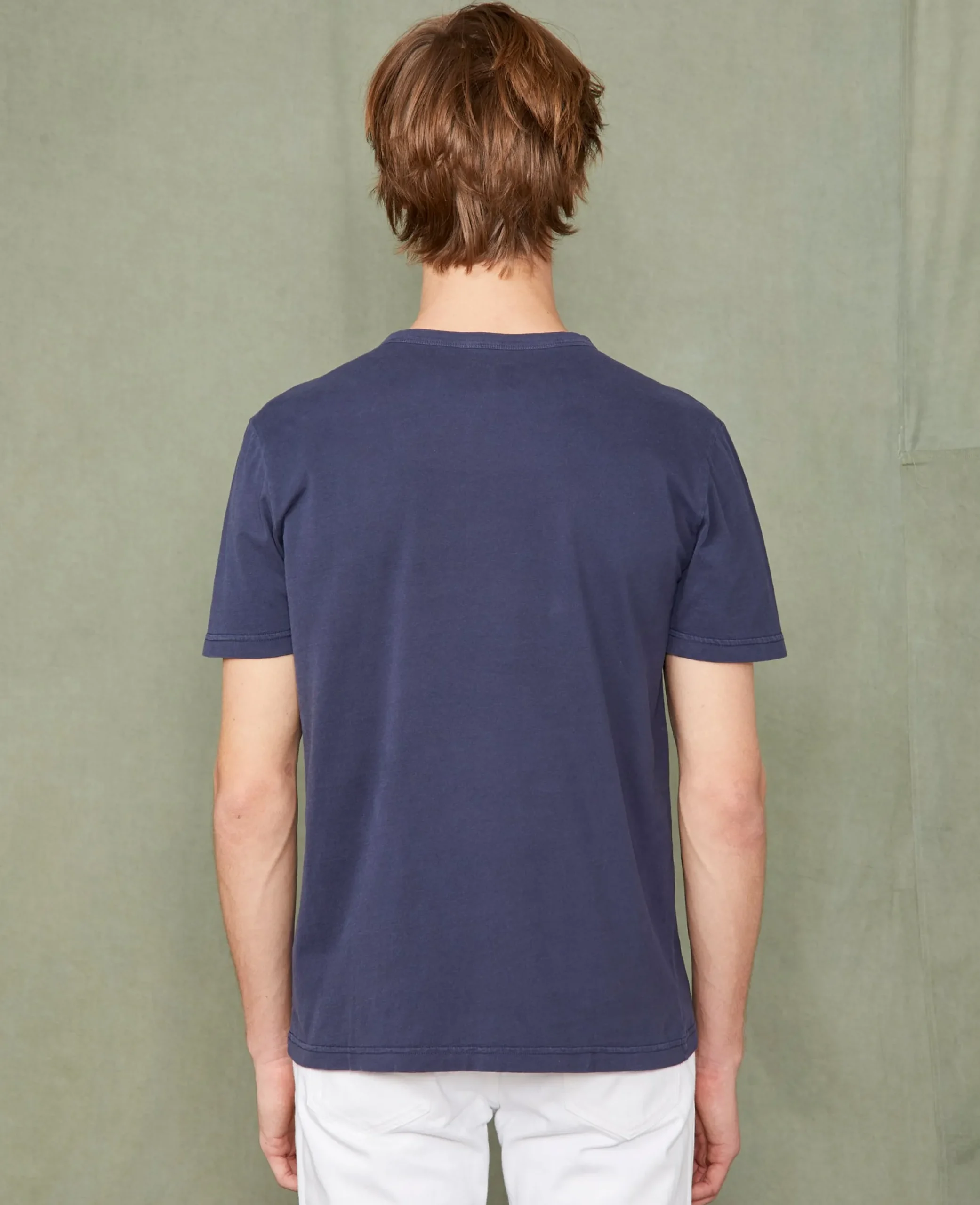 Crew neck t-shirt organic cotton jersey