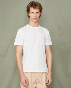 Crew neck t-shirt organic cotton jersey