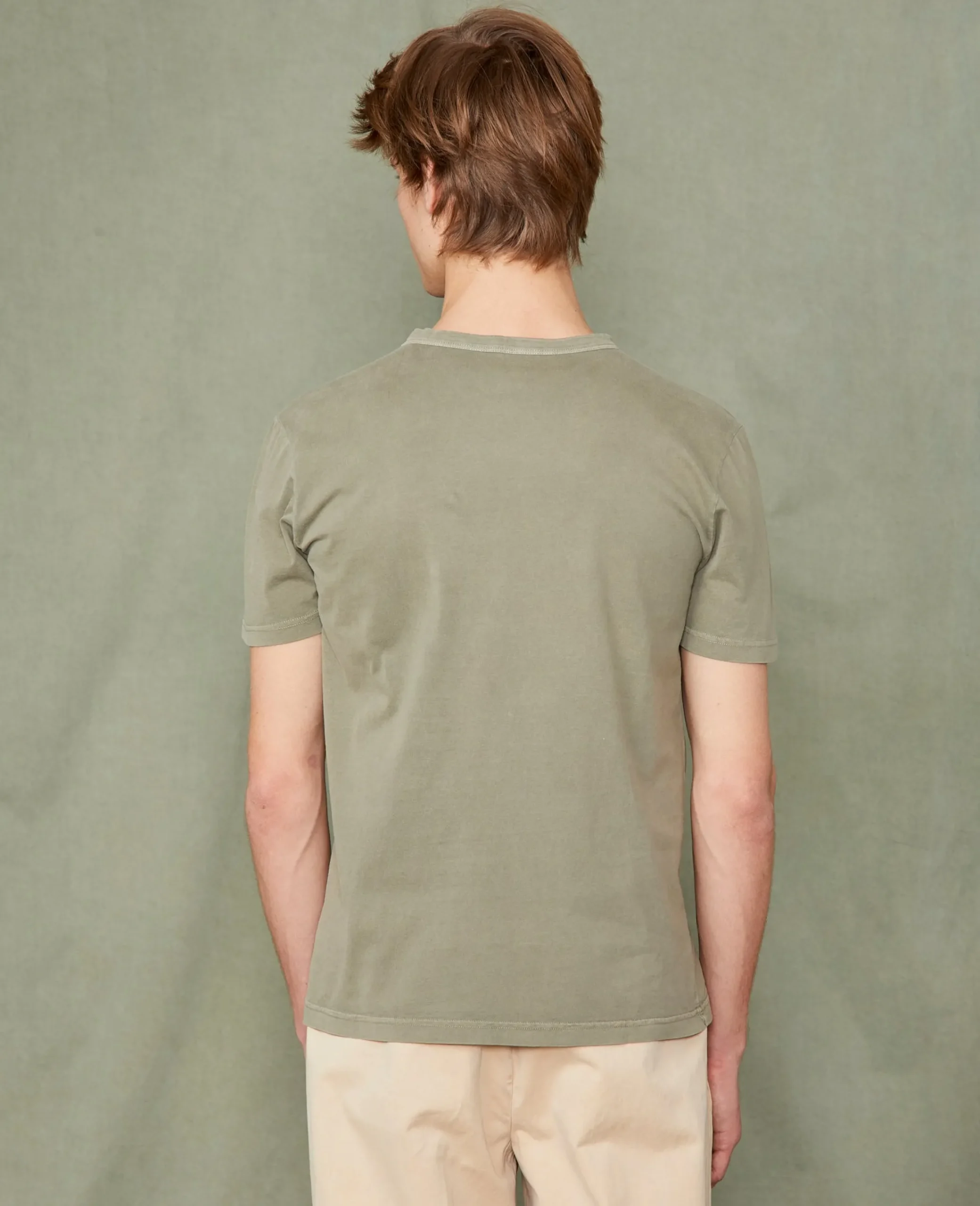 Crew neck t-shirt organic cotton jersey