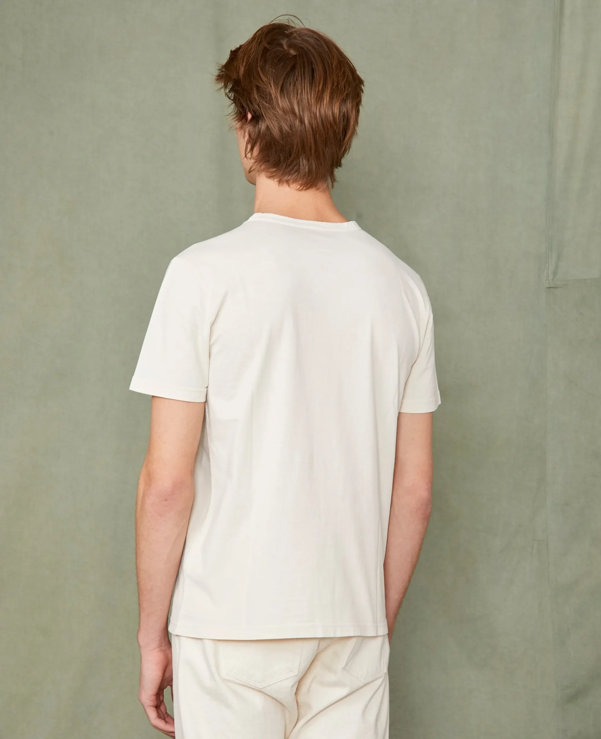 Crew neck t-shirt organic cotton jersey