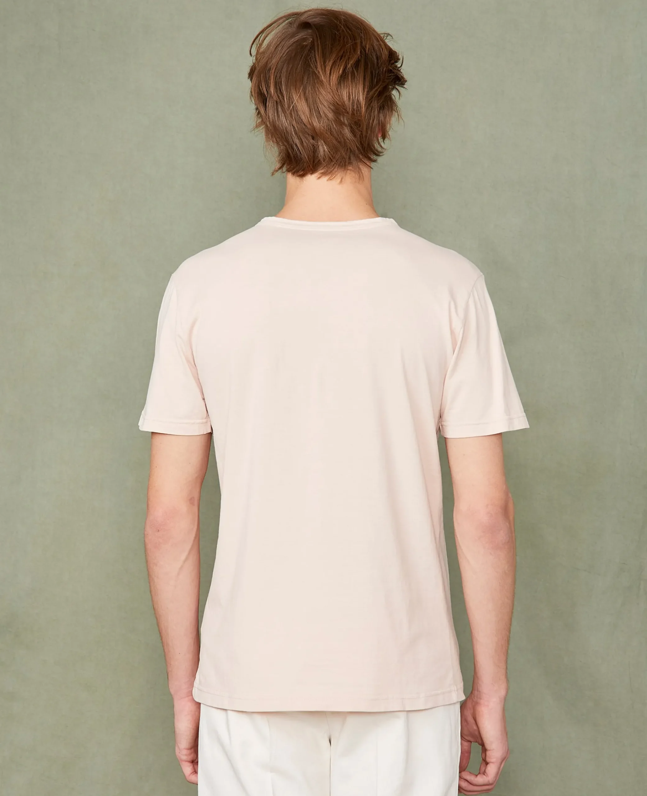 Crew neck t-shirt organic cotton jersey