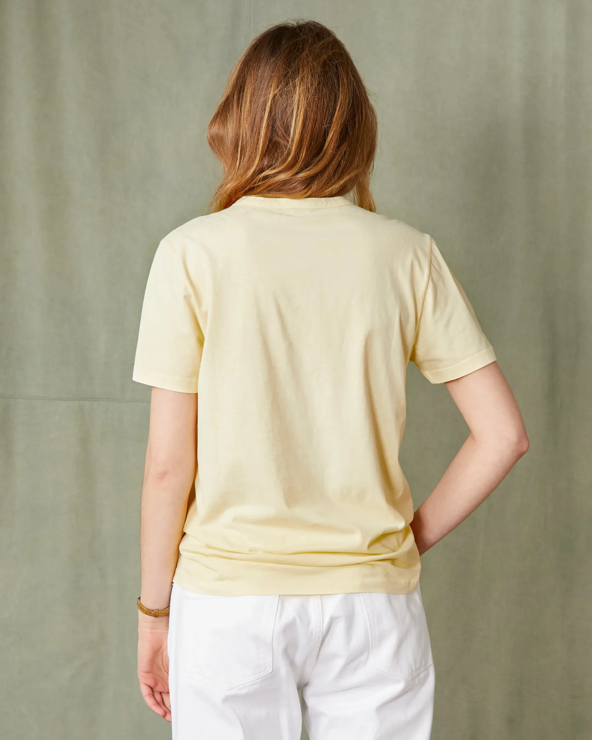 Crew neck t-shirt organic cotton jersey