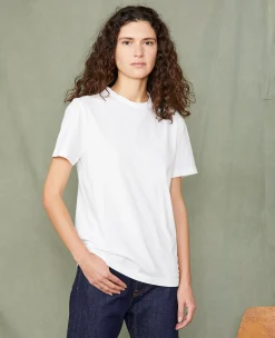 Crew neck t-shirt organic cotton jersey