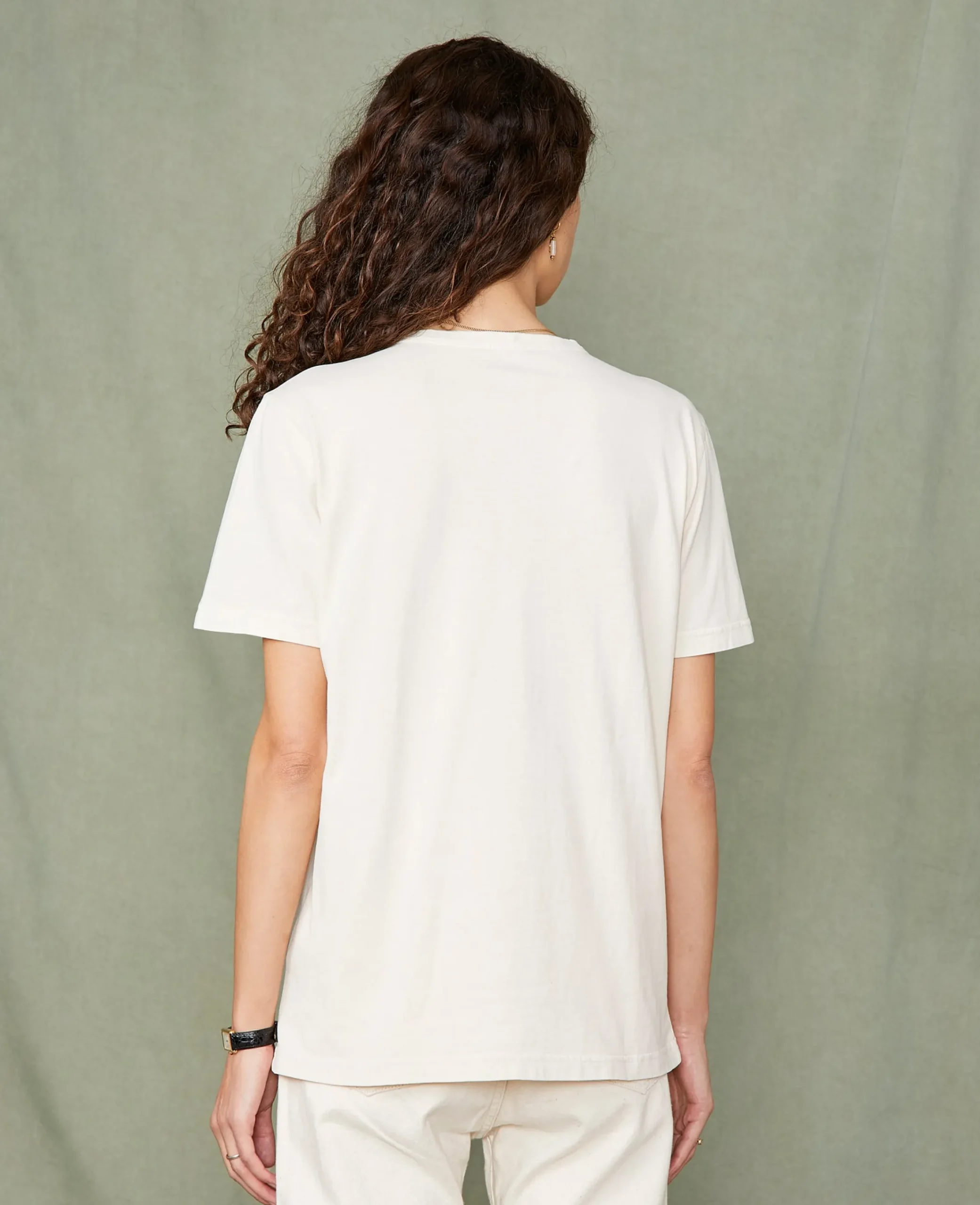 Crew neck t-shirt organic cotton jersey