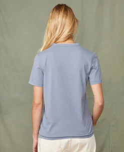 Crew neck t-shirt organic cotton jersey