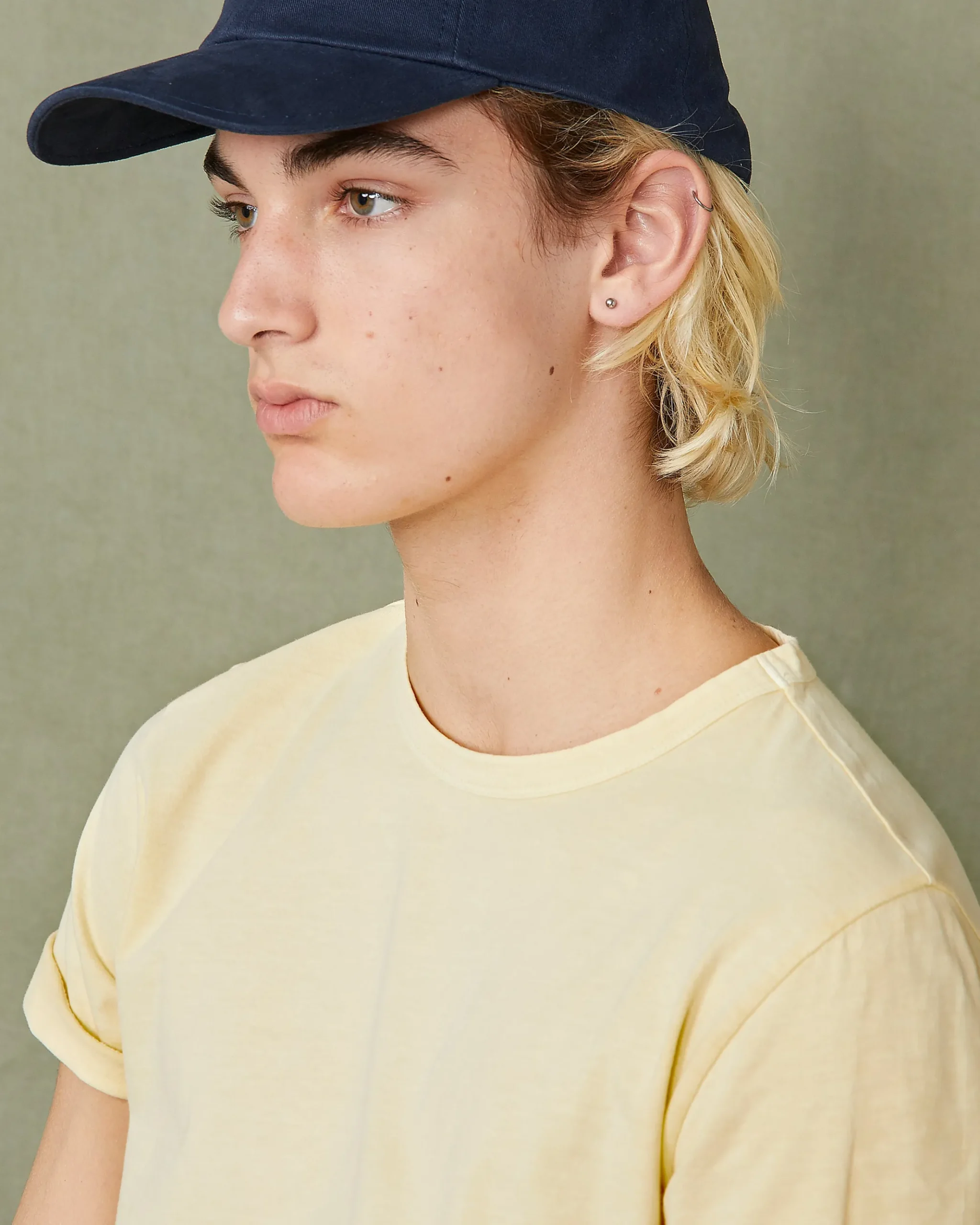 Crew neck t-shirt organic cotton jersey