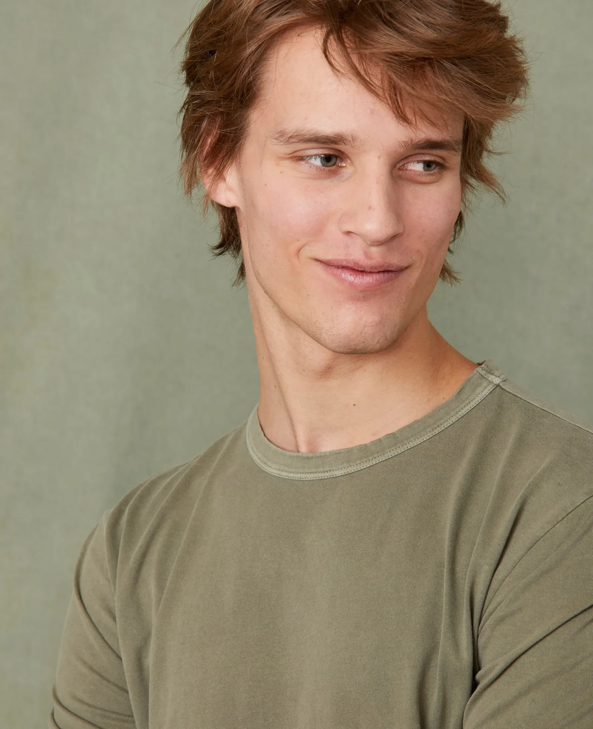 Crew neck t-shirt organic cotton jersey