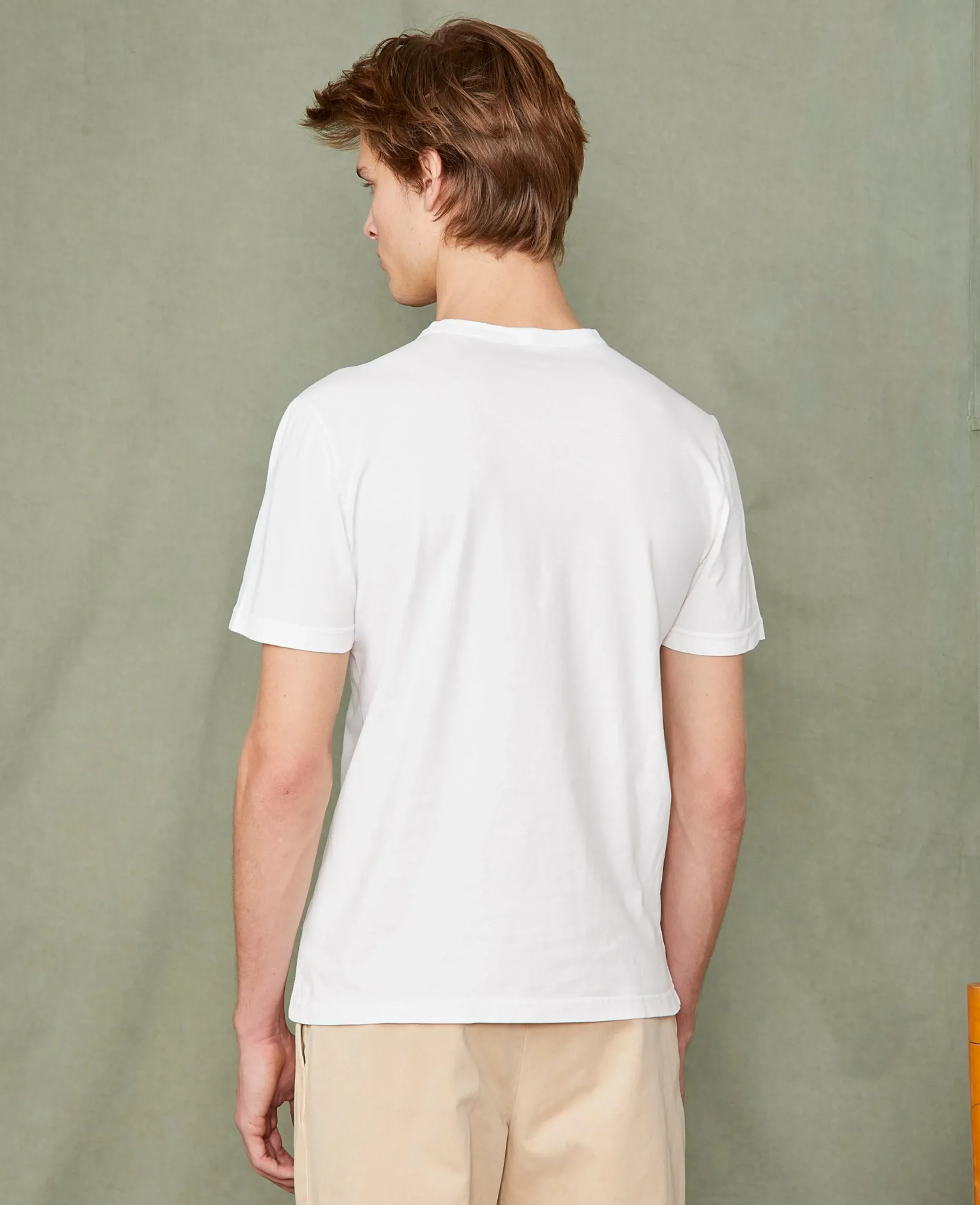 Crew neck t-shirt organic cotton jersey