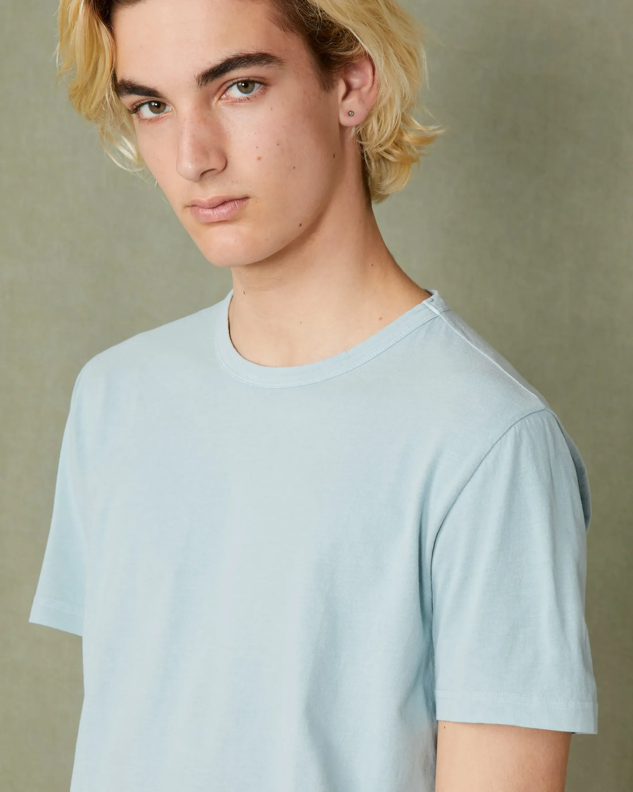 Crew neck t-shirt organic cotton jersey