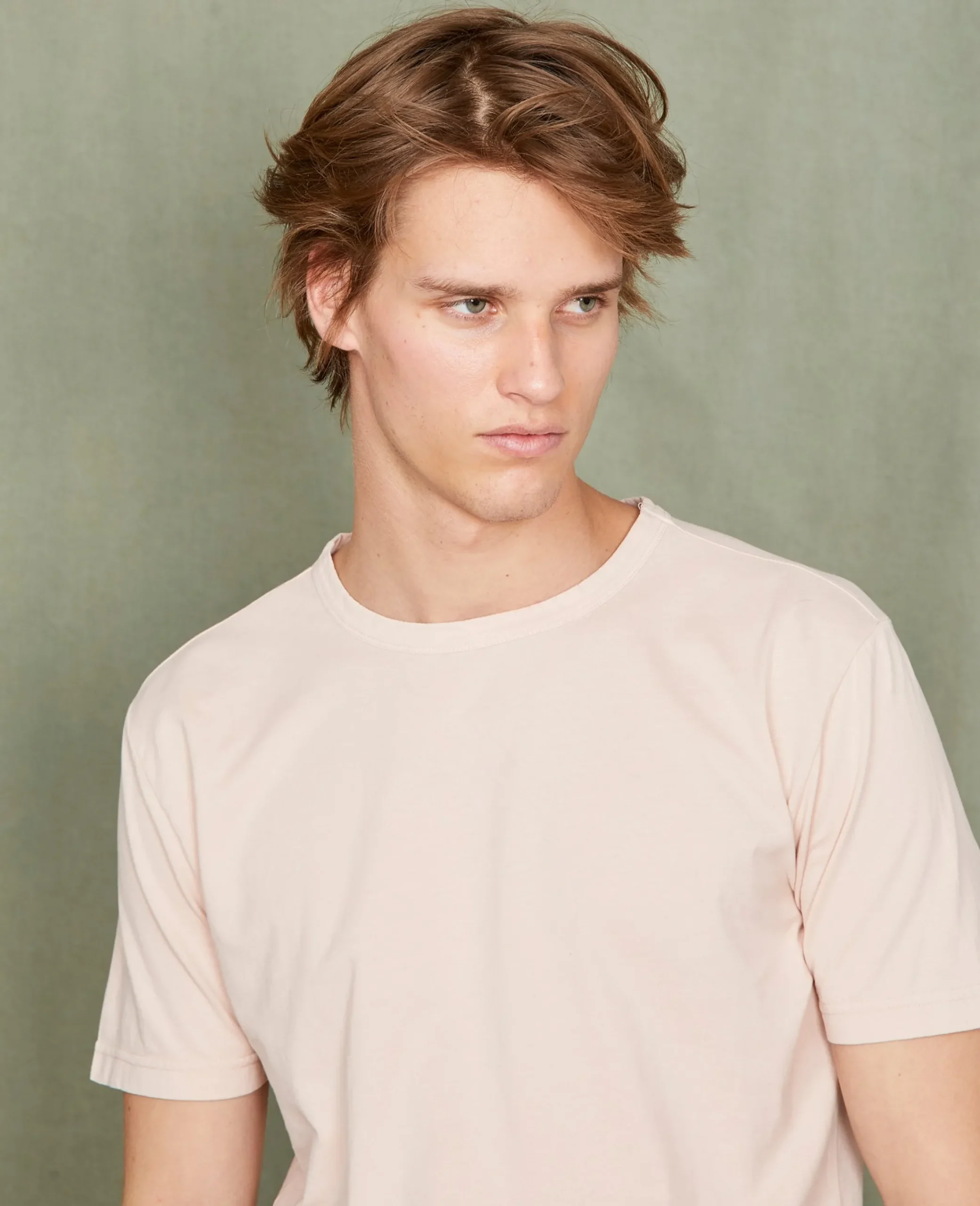Crew neck t-shirt organic cotton jersey