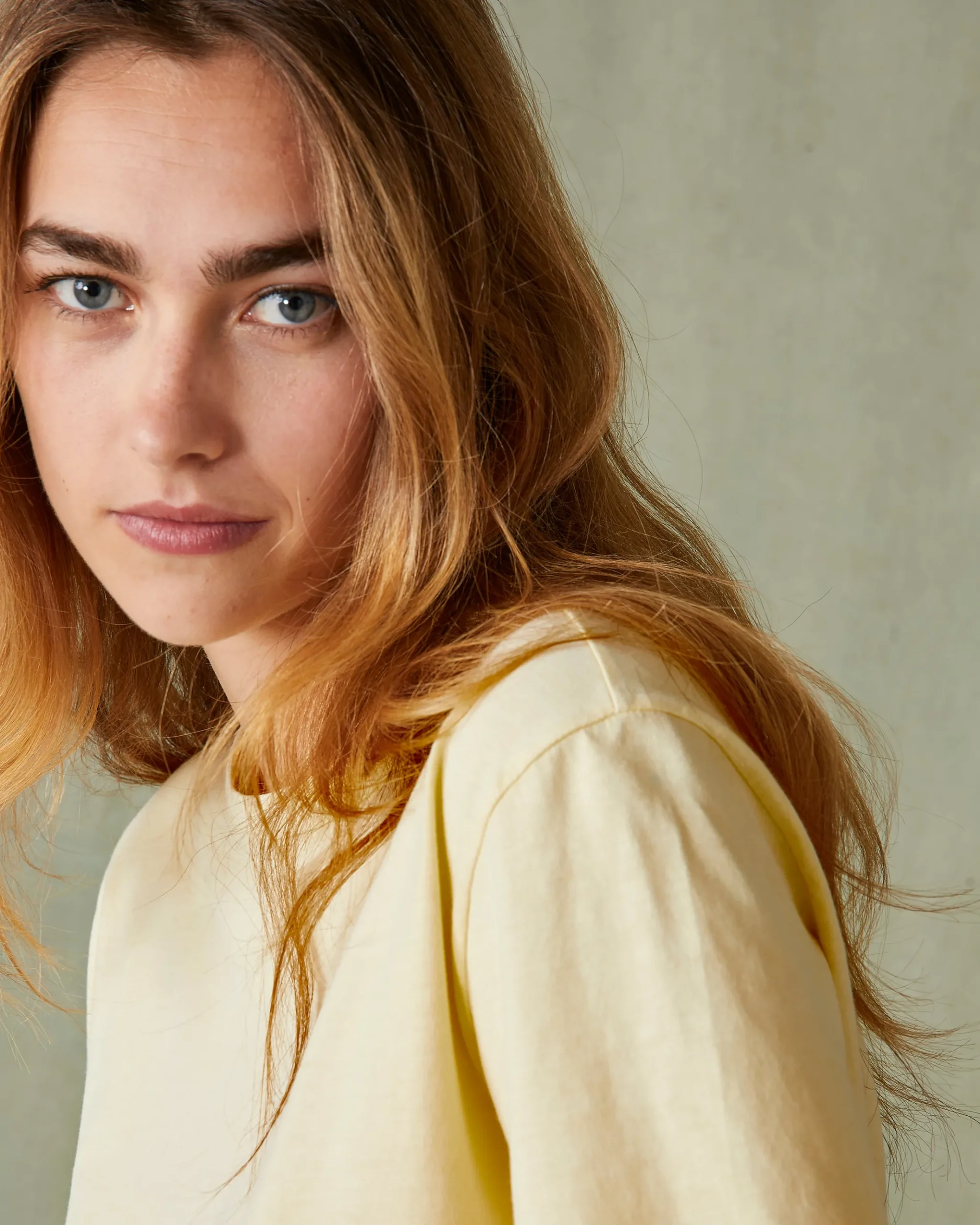 Crew neck t-shirt organic cotton jersey
