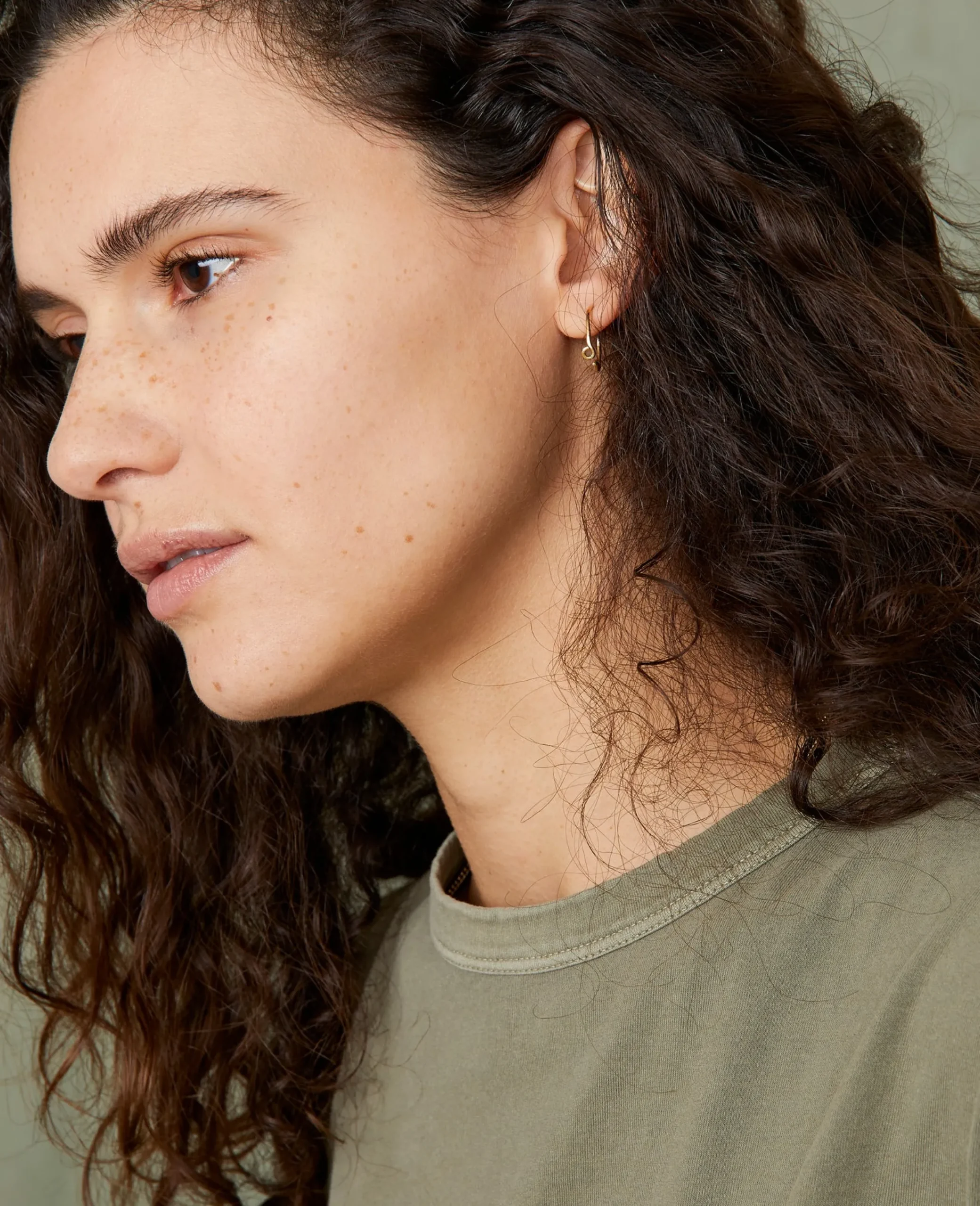 Crew neck t-shirt organic cotton jersey