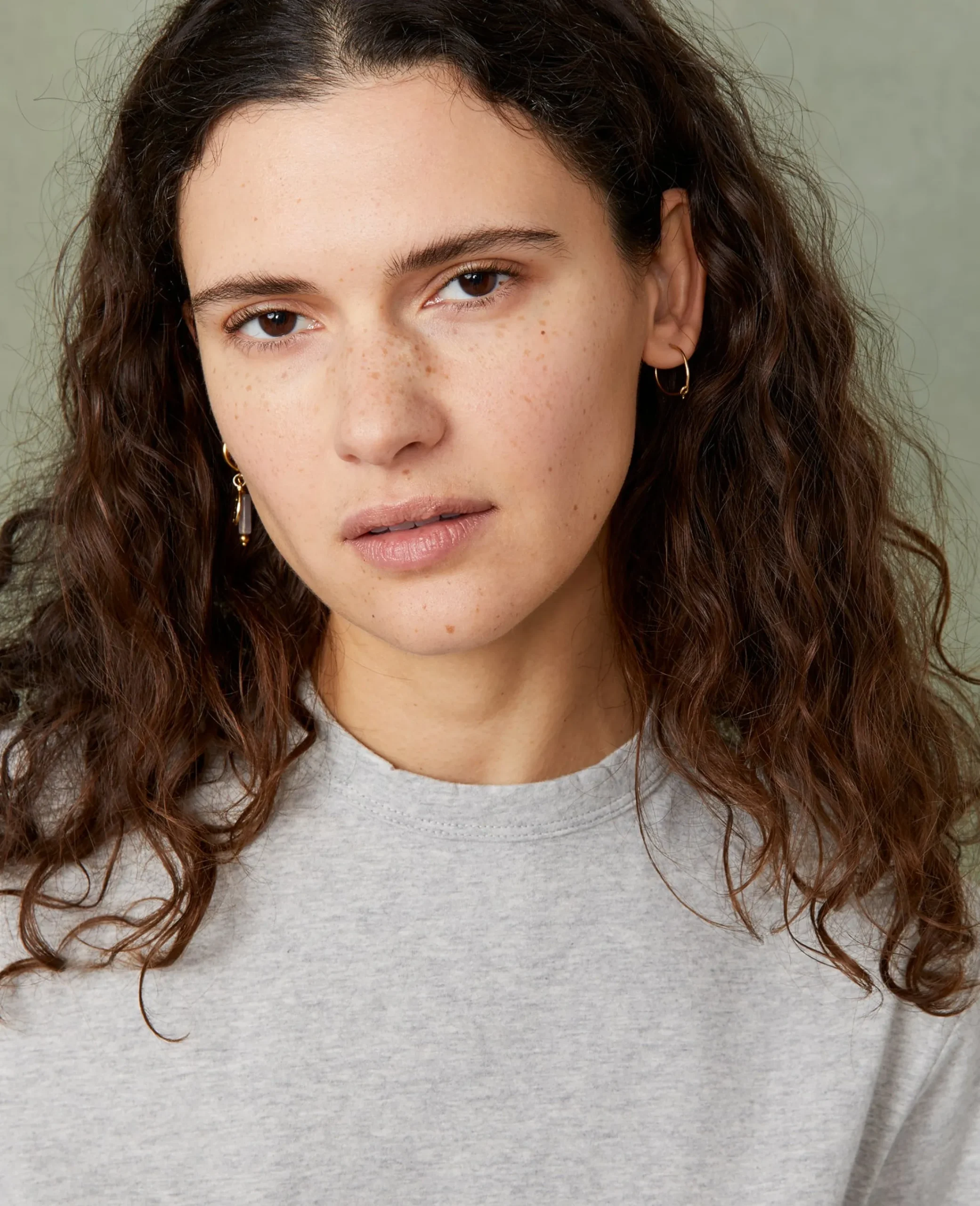 Crew neck t-shirt organic cotton jersey
