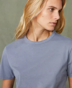 Crew neck t-shirt organic cotton jersey