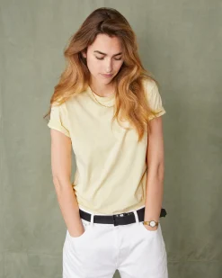 Crew neck t-shirt organic cotton jersey